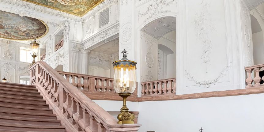 Schloss Mannheim, Treppenhaus